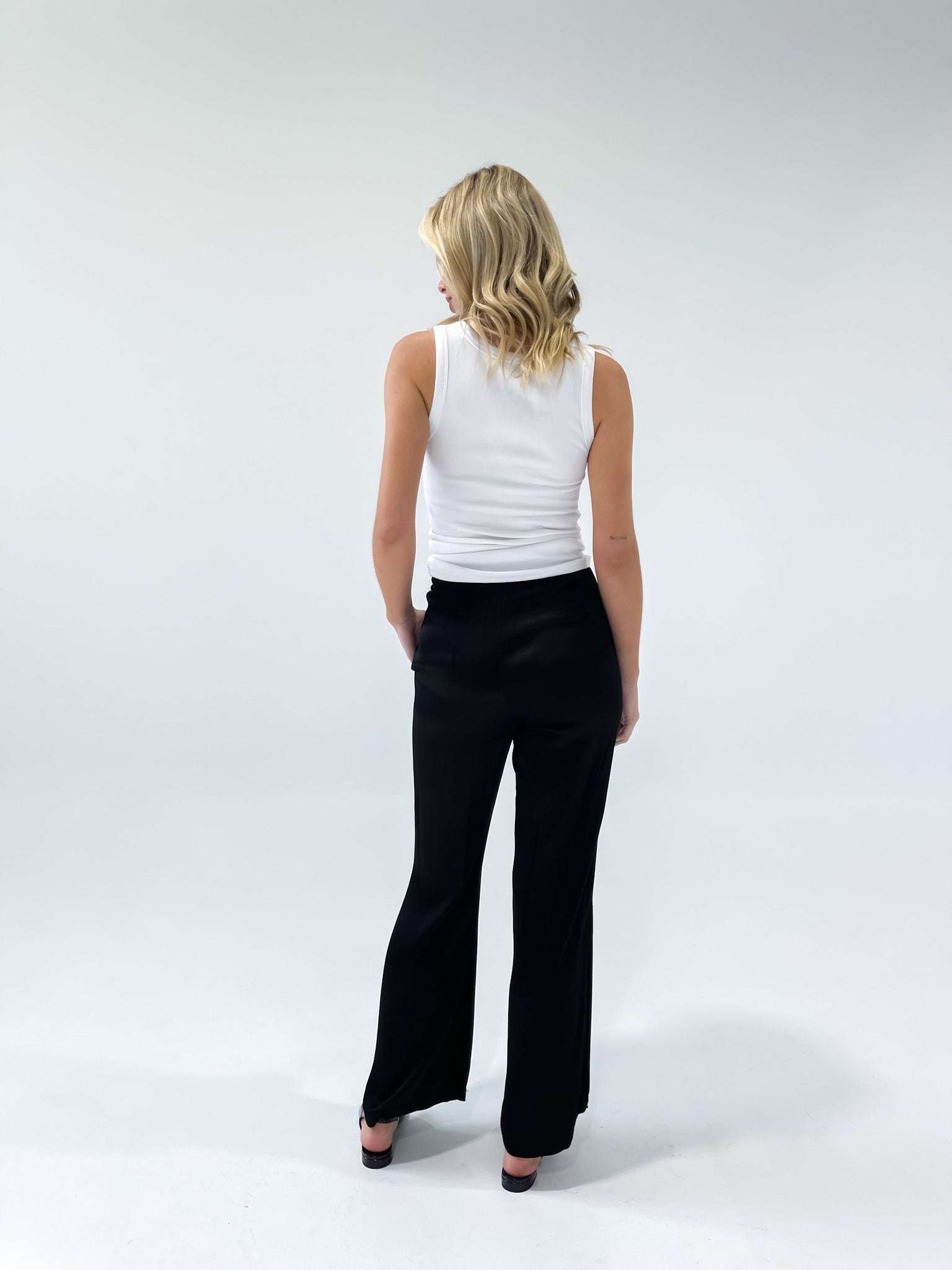 RIBBED TANK WITH MOTIF