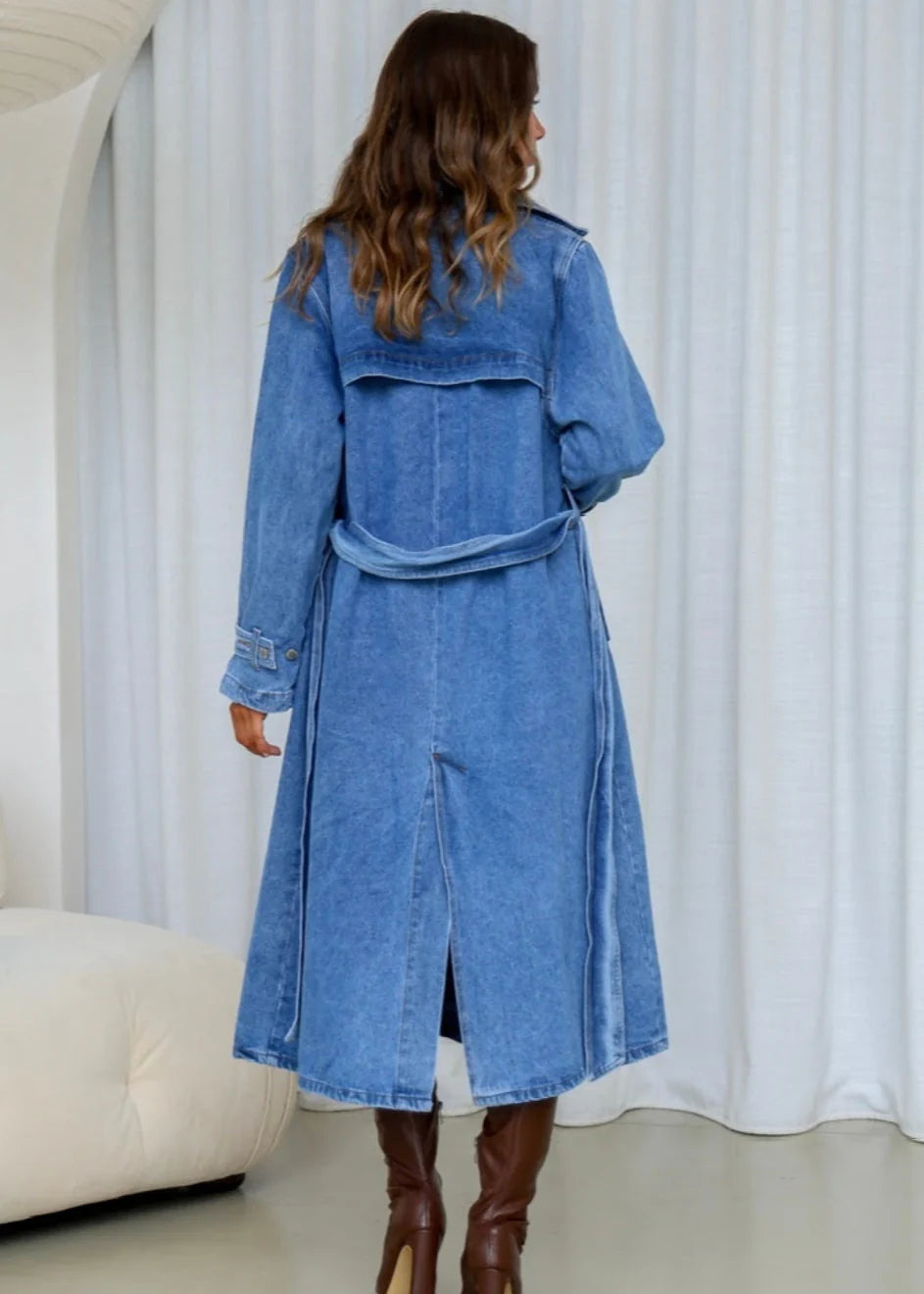 CD DENIM TRENCH