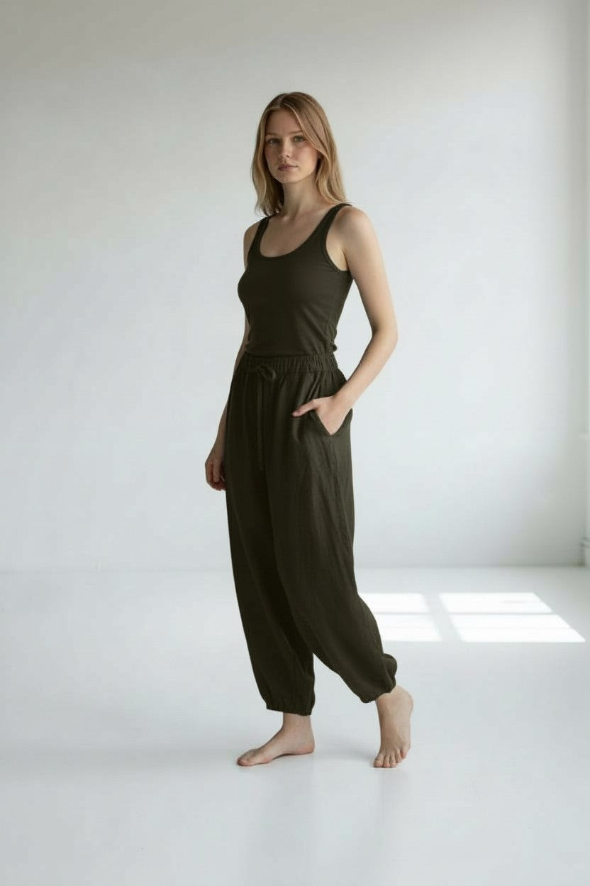 LINEN BALLOON PANT - PRE ORDER