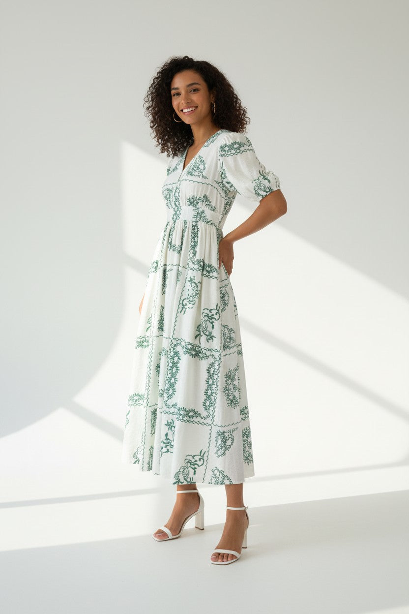 SNOWFLAKE MAXI DRESS