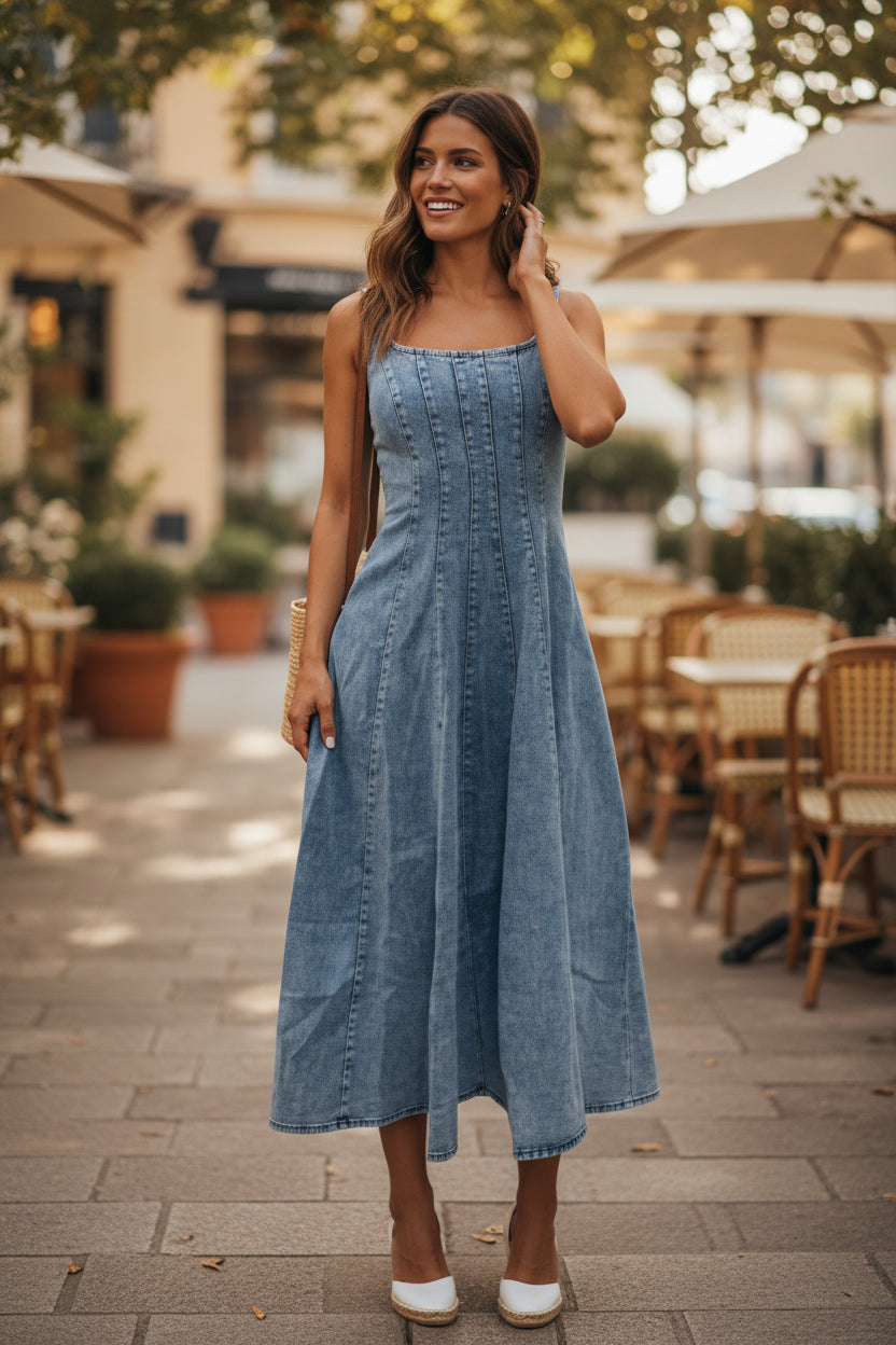 VANESSA DENIM SUNDRESS