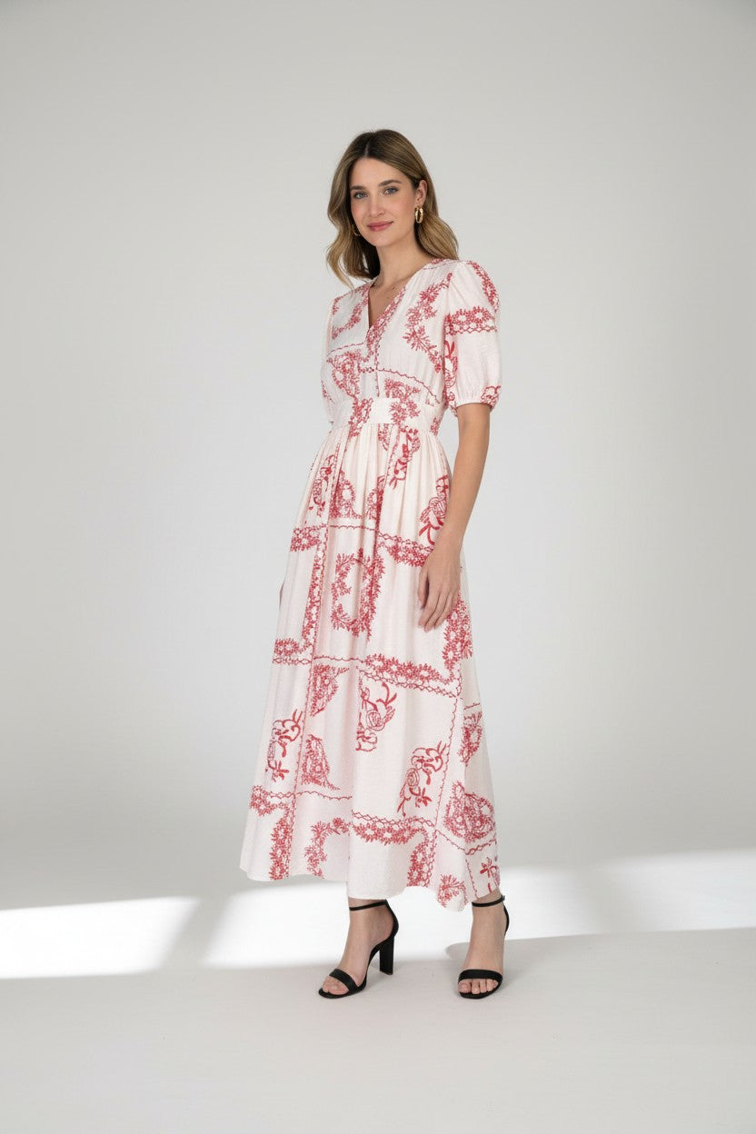 SNOWFLAKE MAXI DRESS