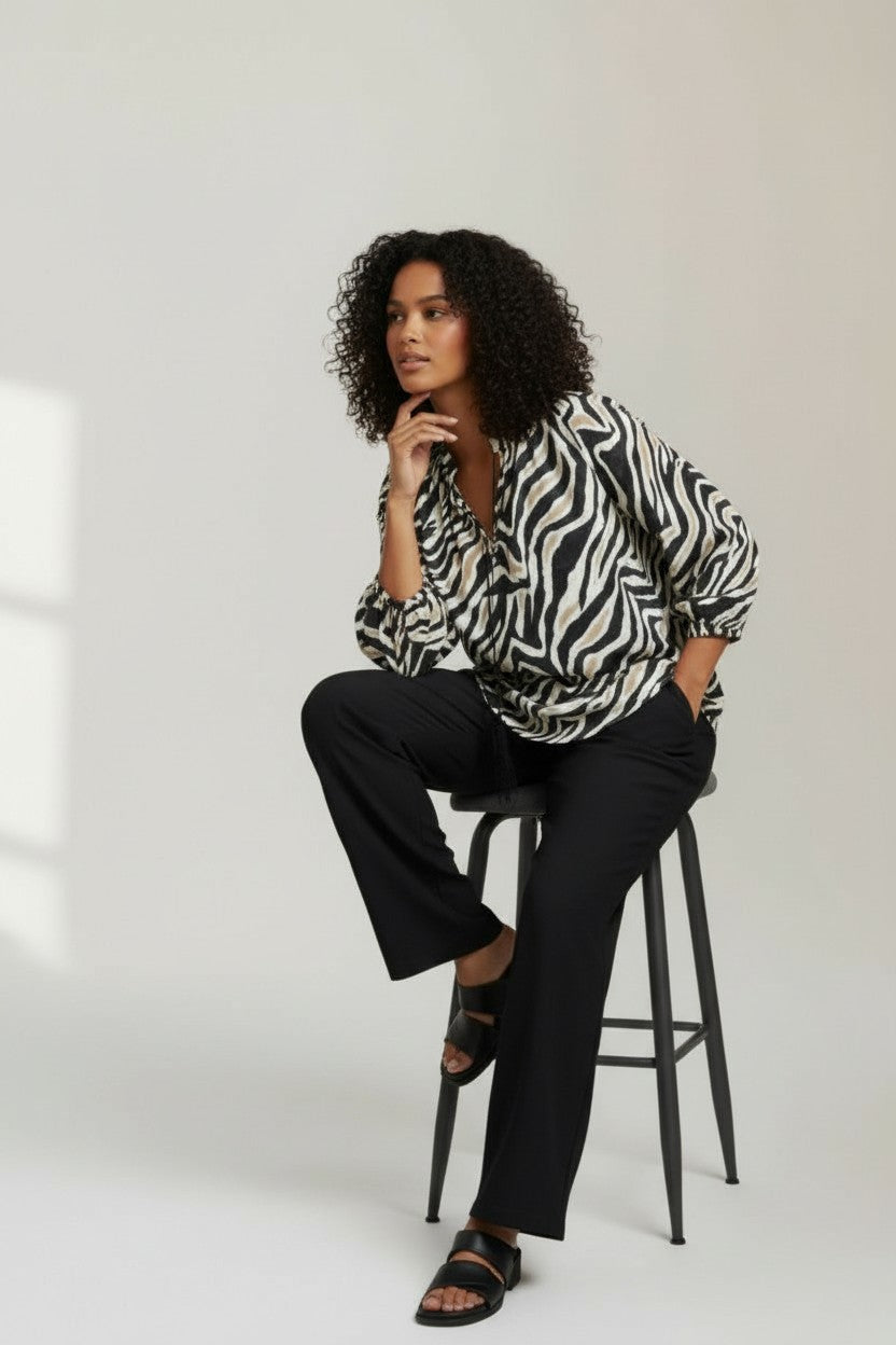ZEBRA BLOUSE