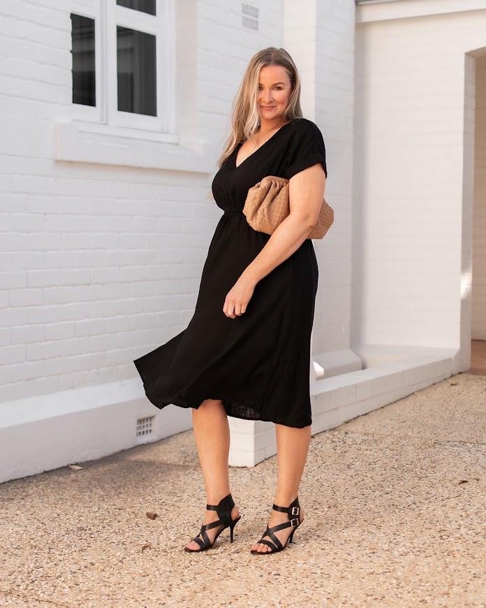 ALLY BAILEY SPOT MIDI DRESS