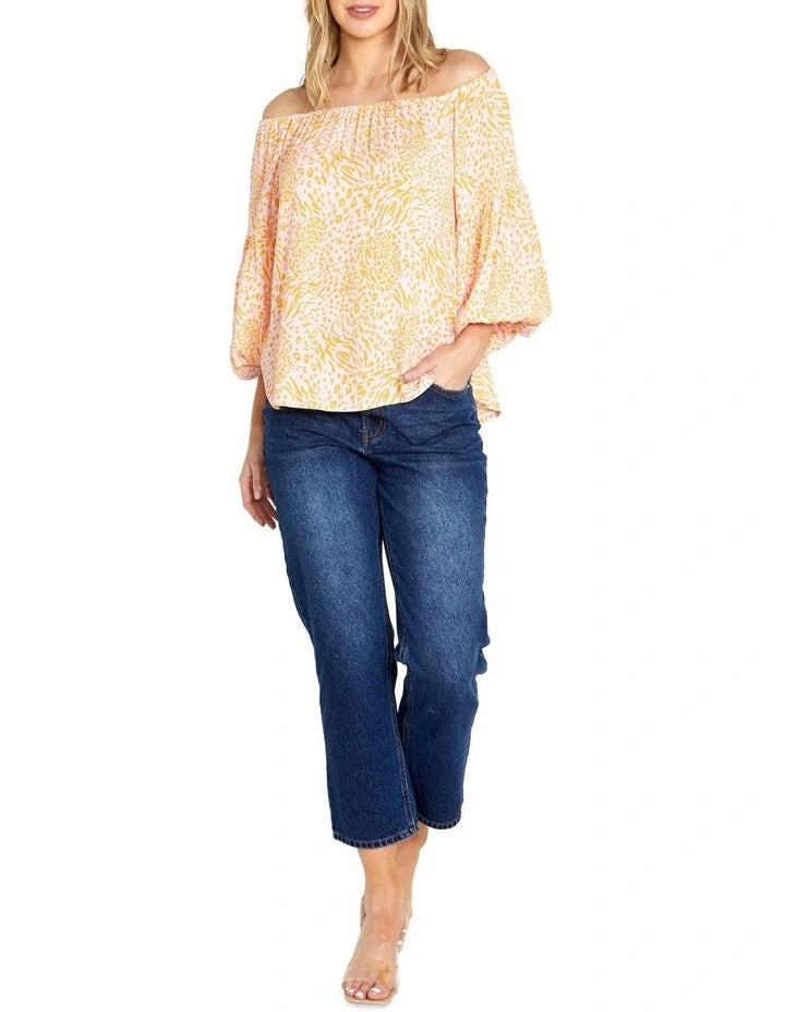 YOUR HEART OFF SHOULDER TOP