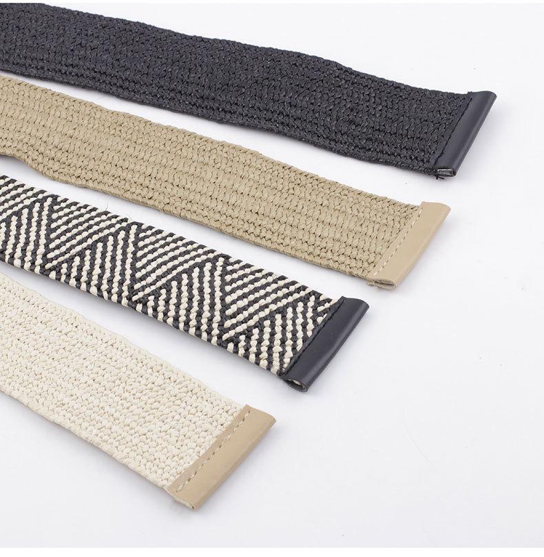 SYLVESTER STRECH STRAW BELT (4737416691766)