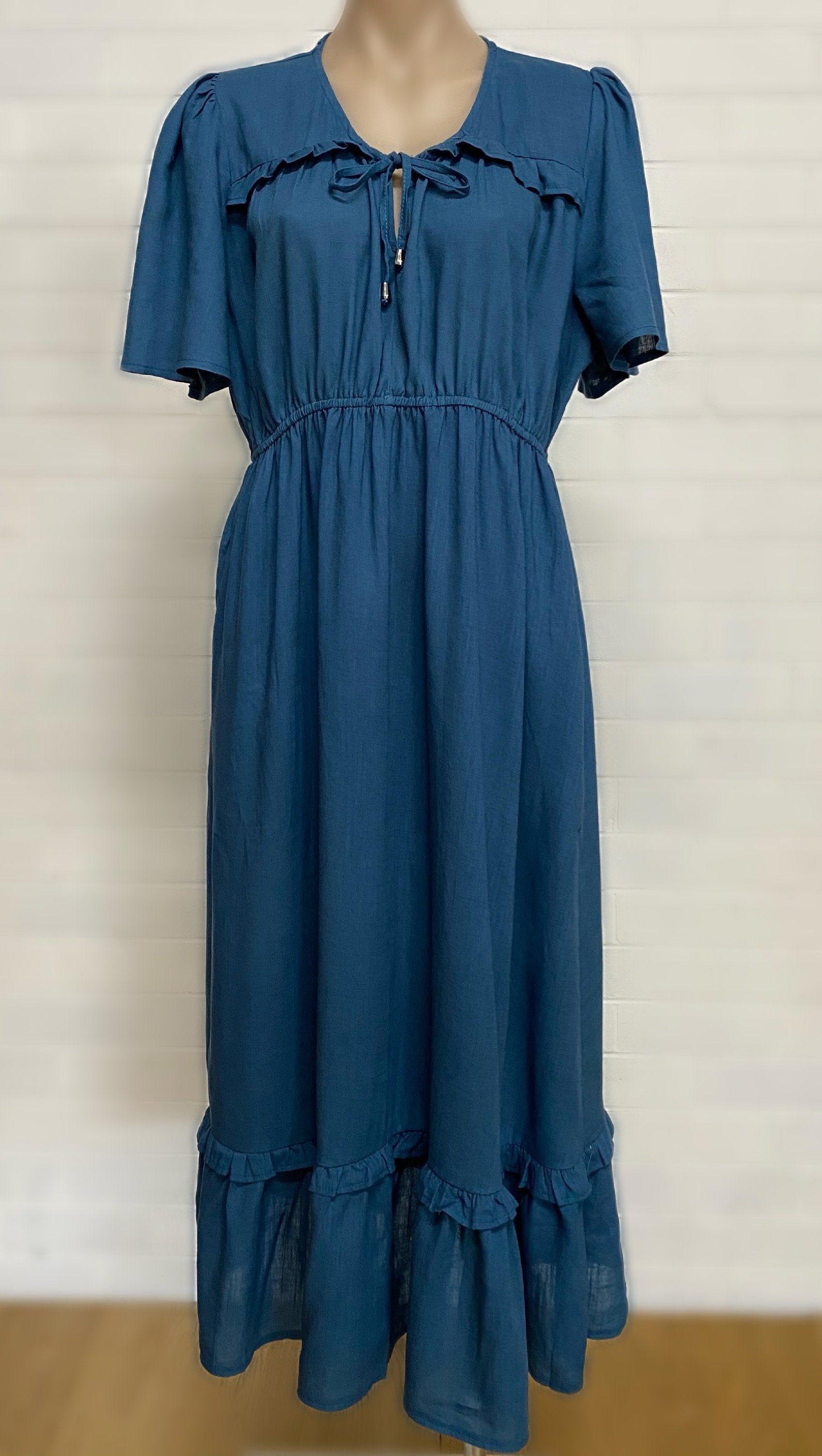 RUBY FRILLED DRESS