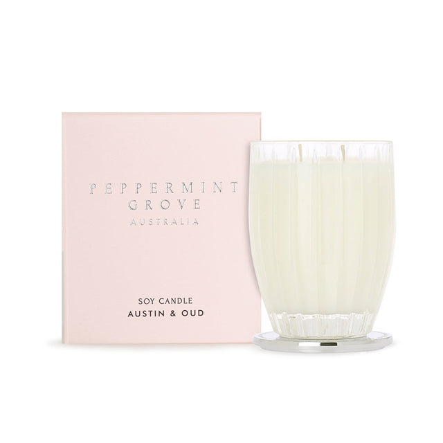 AUSTIN & OUD - PEPPERMINT GROVE CANDLE
