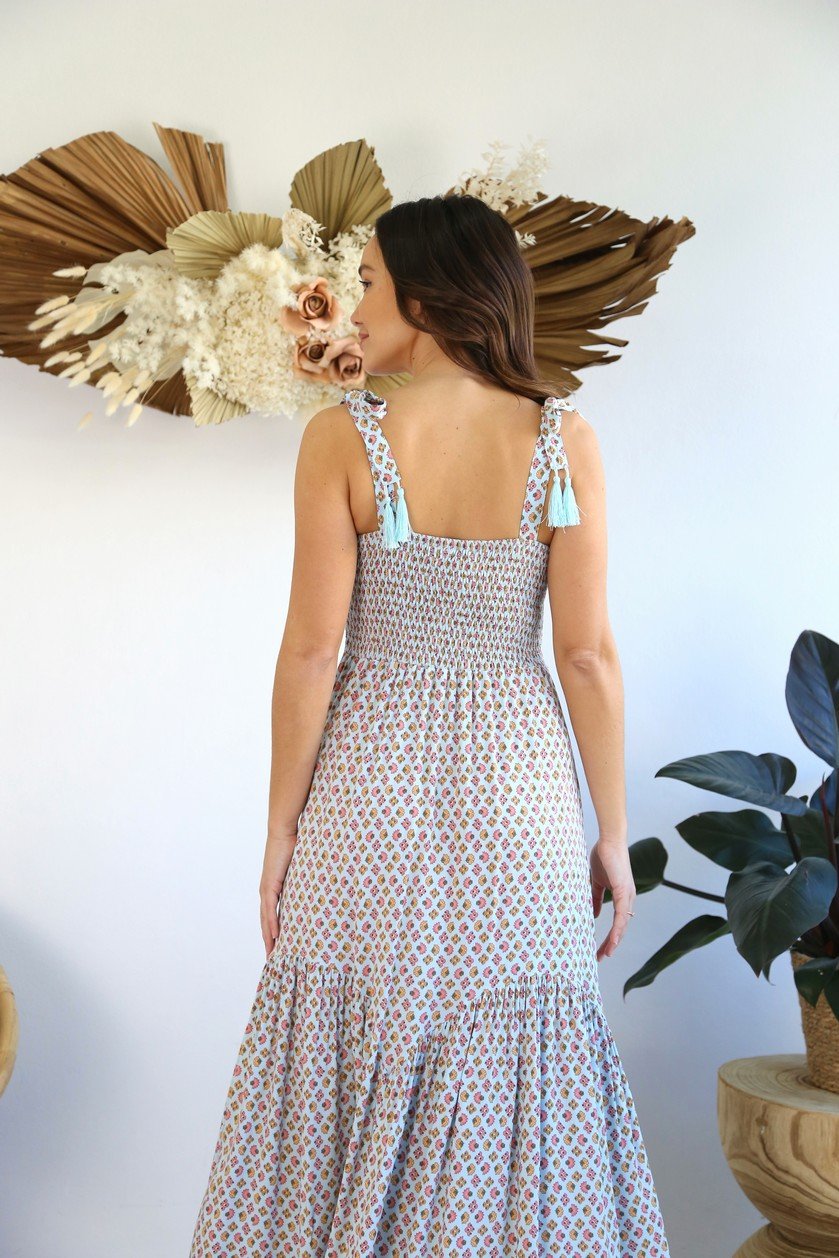 Dee Strap Nevena Print Dress